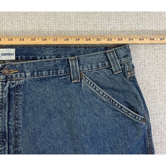 Levi's Signature Carpenter Jeans Men's 48x32 Blue Denim Utility Workwear - Picture 7 of 10
